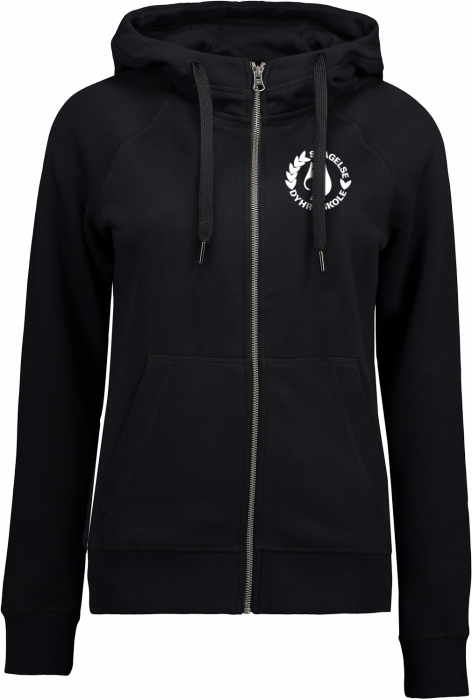 ID - Dyhrs Hoodie With Zipper (Woman) - Negro
