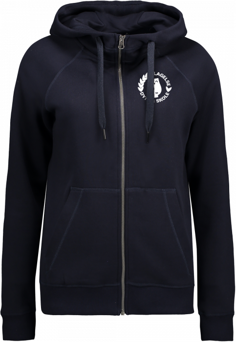 ID - Dyhrs Hoodie With Zipper (Woman) - Marine