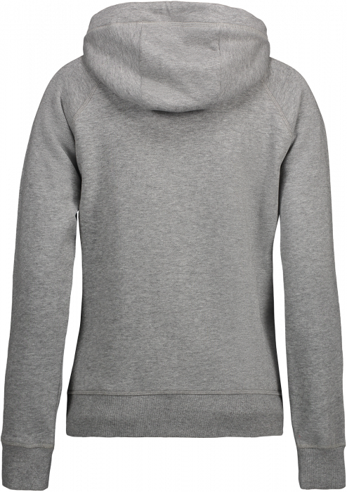 ID - Dyhrs Hoodie Med Zipper (Dame) - Grå Melange